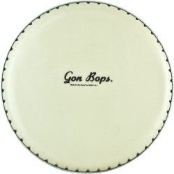 Gon Bops DH1075B - Remo Skyndeep Blk Clfskn Graphic Quinto Head w/GB Logo