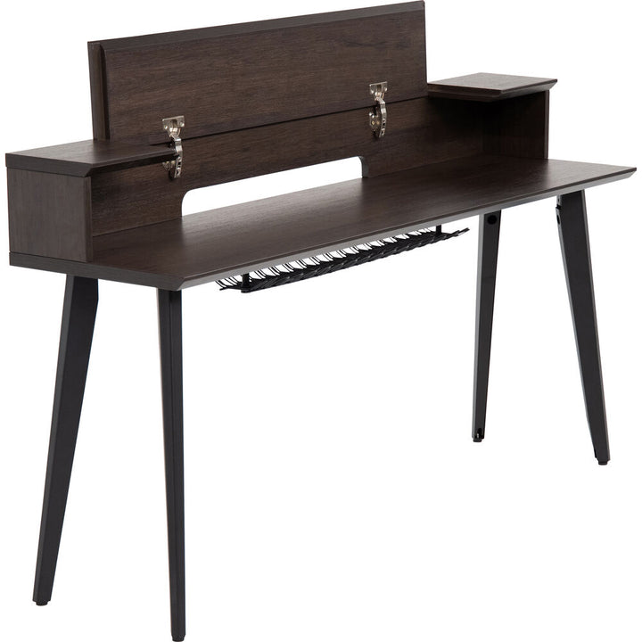 Gator Elite Furniture Series 88-Note Keyboard Table - Dark Walnut