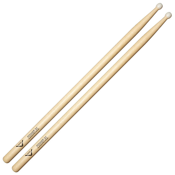 Vater VHP3AN - Vater American Hickory Power 3A Nylon Tip Drumsticks