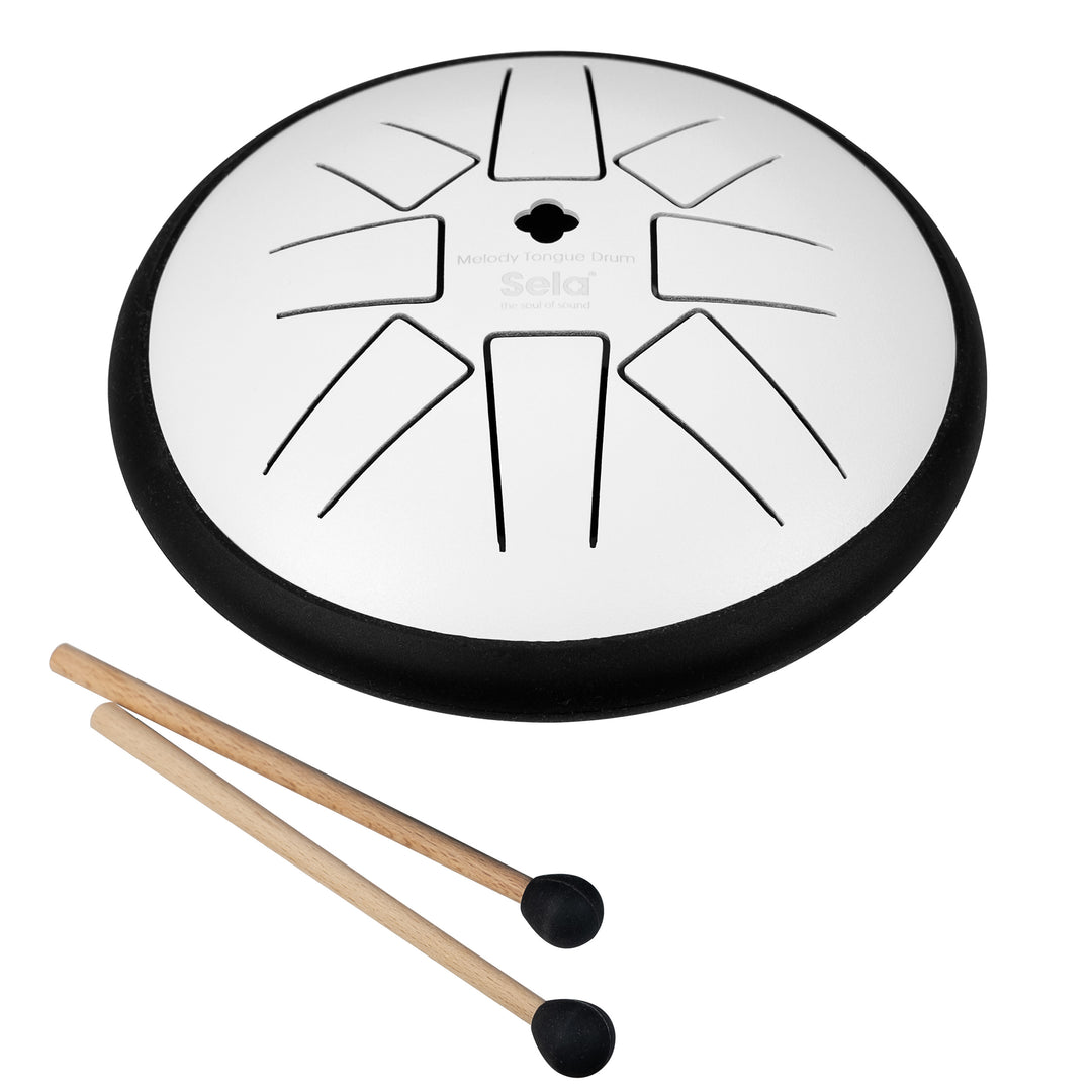 Sela SE363 Melody Tongue Drum 6“ G Minor - White
