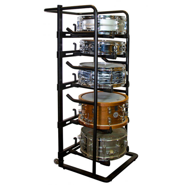 On-Stage DRS9000 Snare Drum Display Rack (Holds 5 Snares)