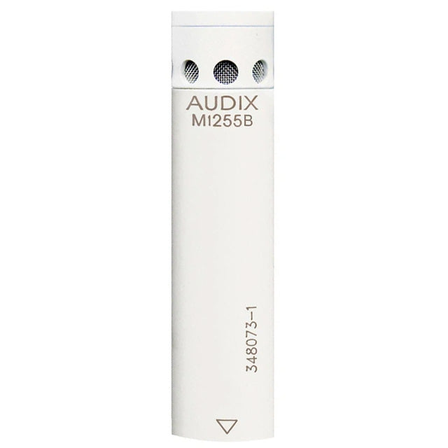 Audix M1255B Miniaturized High-Output Condenser Microphone (White) - Omnidirectional Pattern
