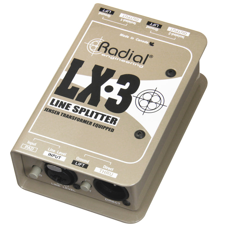 Radial LX-3 Passive Line Splitter and Attenuator