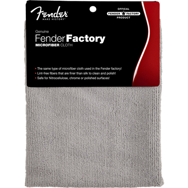 Fender Factory Microfiber Cloth - Grey