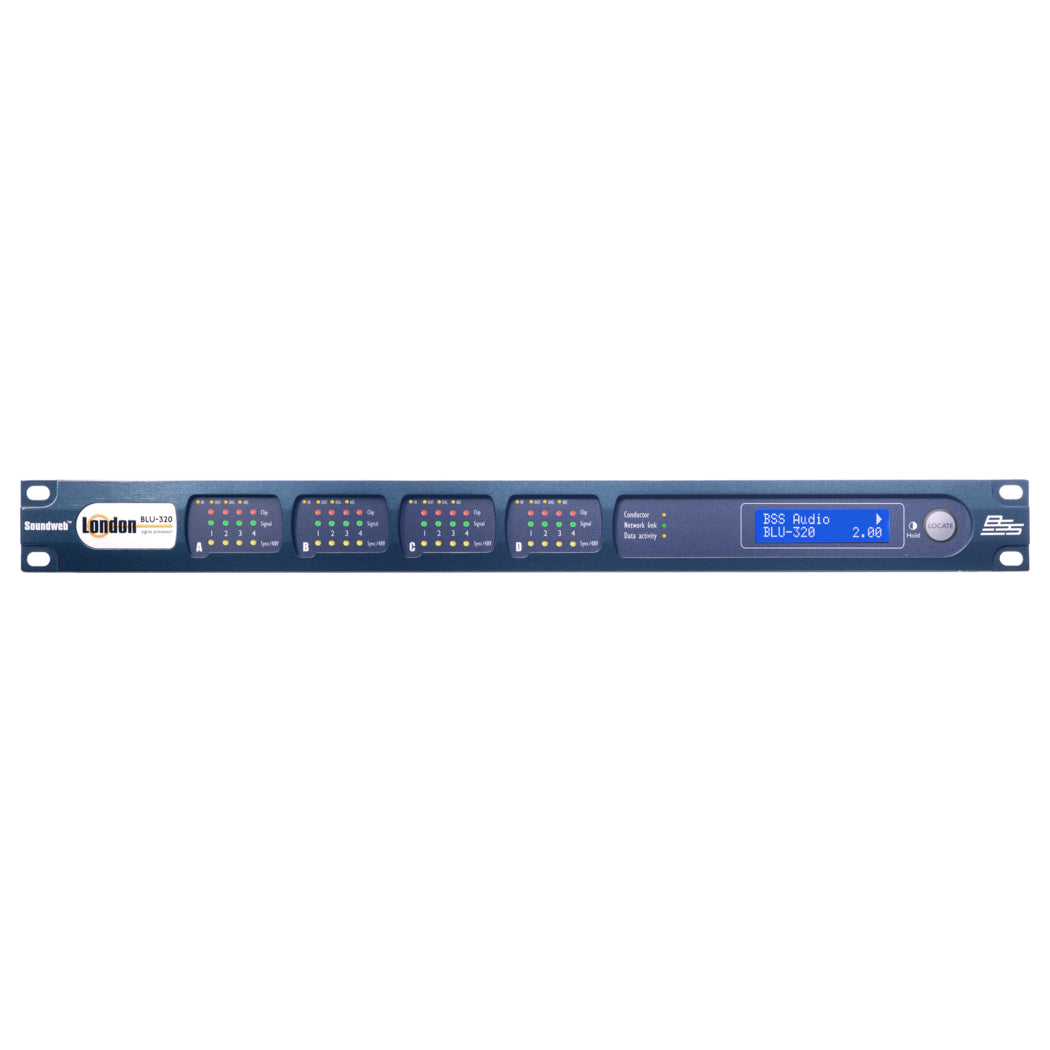 BSS BLU-320 I/O Expander with Digital Audio Bus and CobraNet