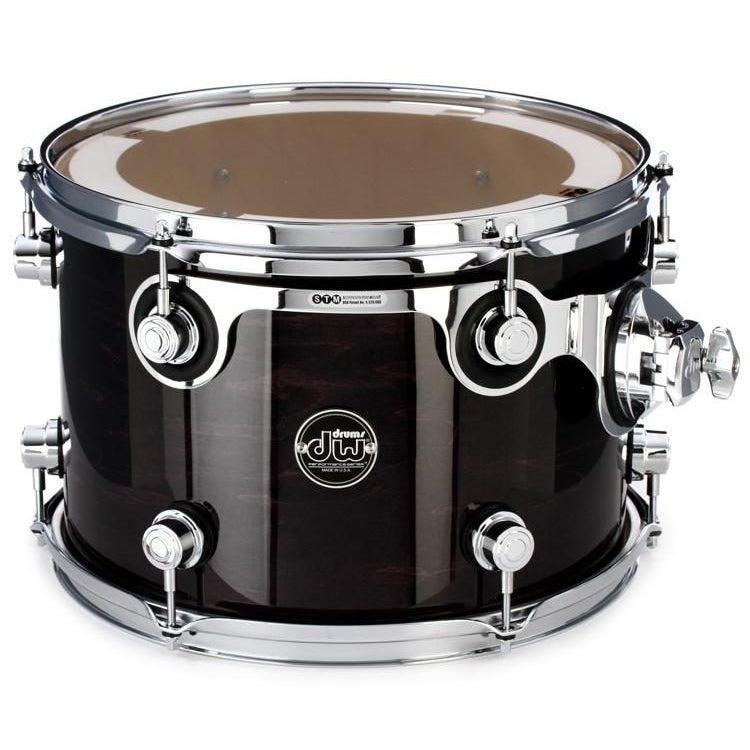 DW Performance Series Tom Tom 9x13 Gloss Lacquer - Ebony Stain