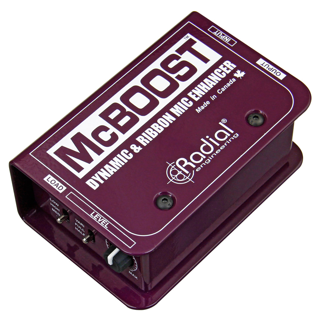 Radial McBoost Microphone Signal Intensifier