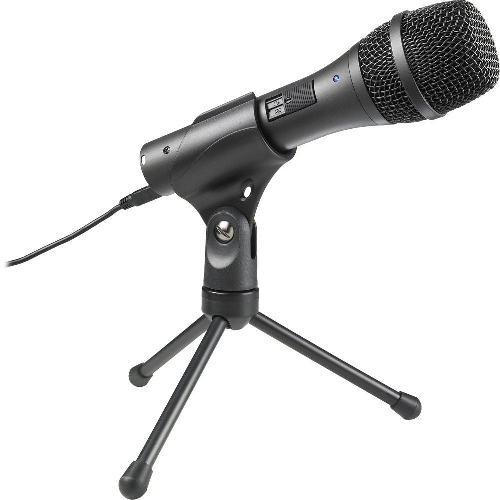 Audio-Technica AT2005USB Dynamic Handheld Microphone w/ USB and XLR Outputs