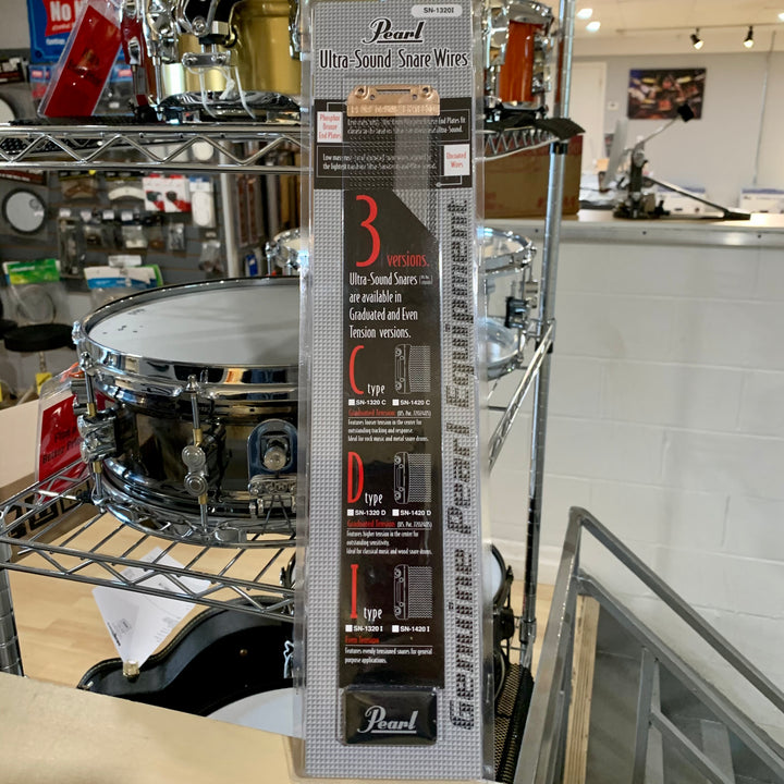 Pearl SN-1320I Ultra-Sound Snare Wire, 20 Strands-13", I-Type, w/Strap & Code