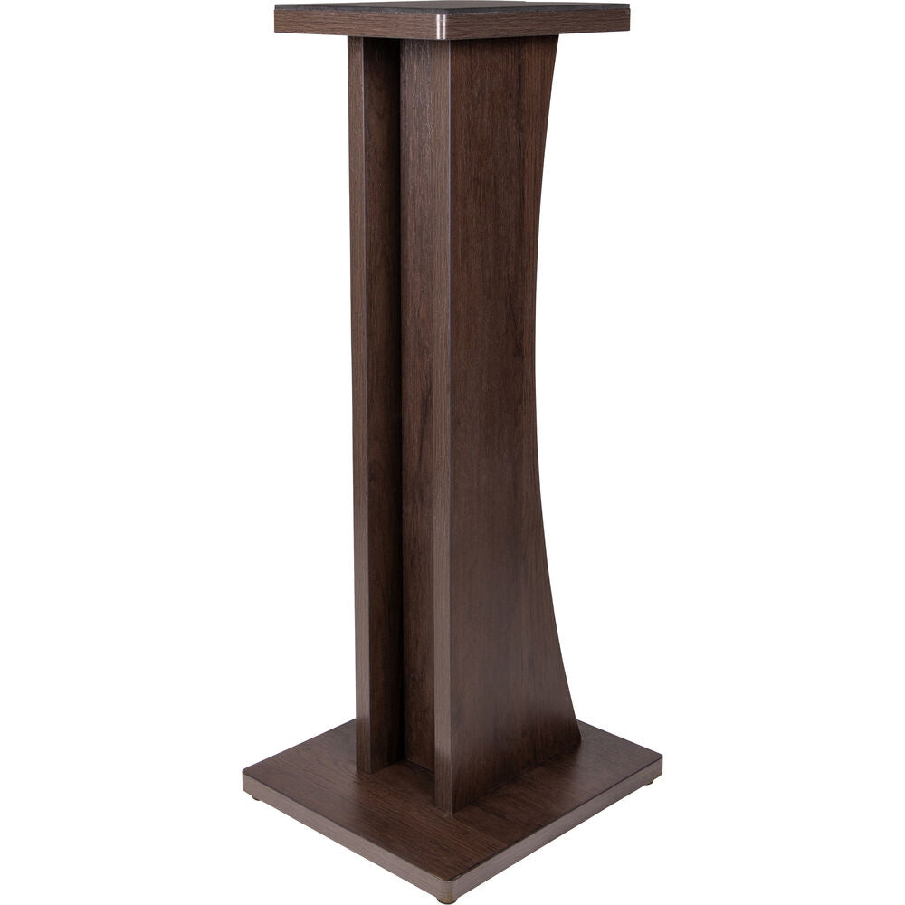 Gator Frameworks Elite Series Studio Monitor Floor Stand (Single) - Walnut Brown
