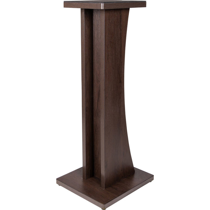 Gator Frameworks Elite Series Studio Monitor Floor Stand (Single) - Walnut Brown