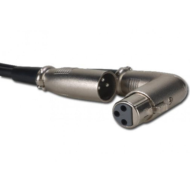 Accu-Cable XLR-Male to Right-Angle XLR-Female Cable