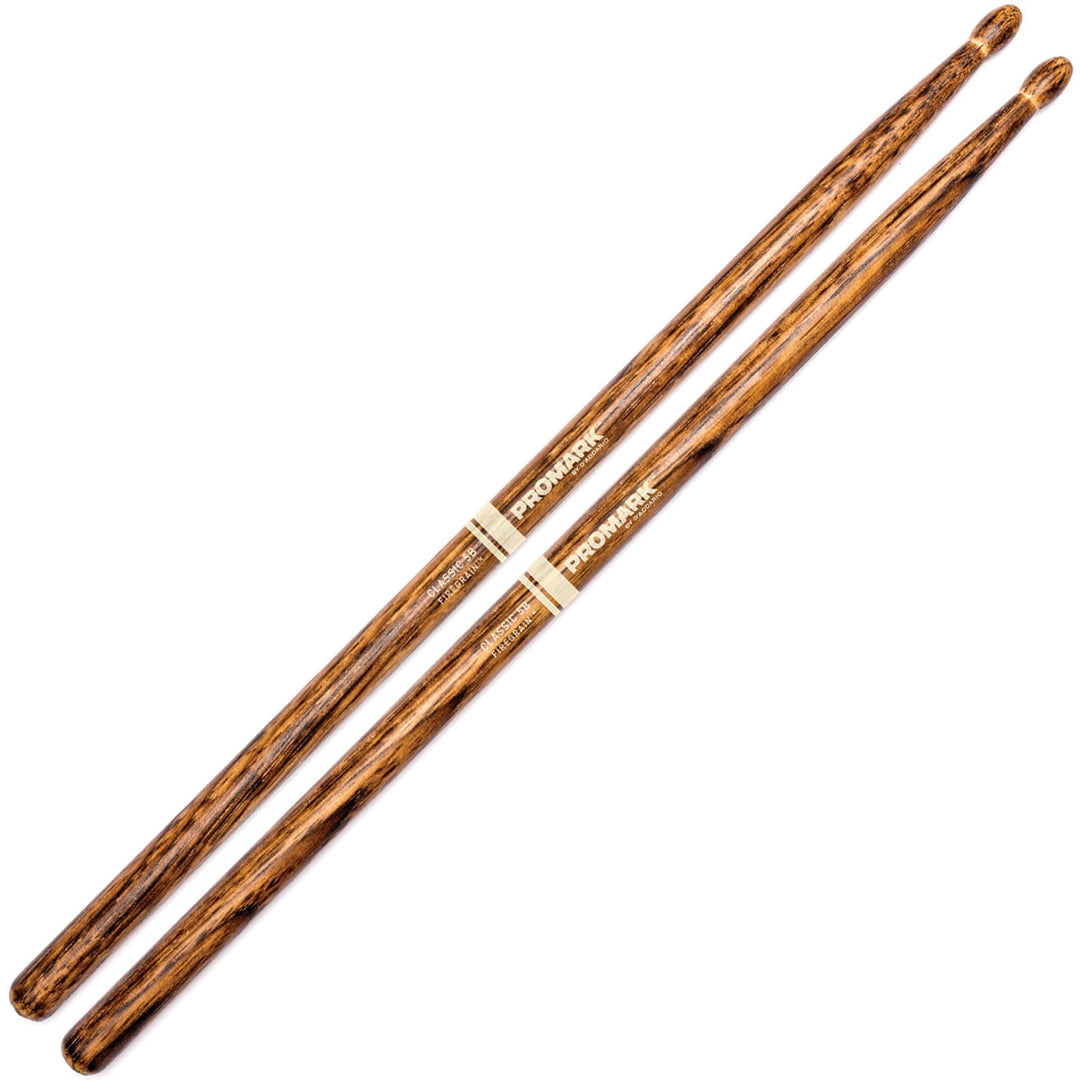 Promark TX5BW-FG-Promark Classic 5B Firegrain Hickory Drumsticks