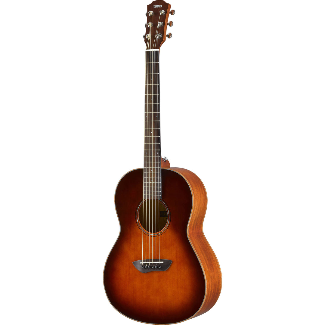 Yamaha CSF3M TBS 6-String RH Parlor Size Acoustic-Electric Guitar – Tobacco Brown Sunburst w/ Deluxe Gigbag