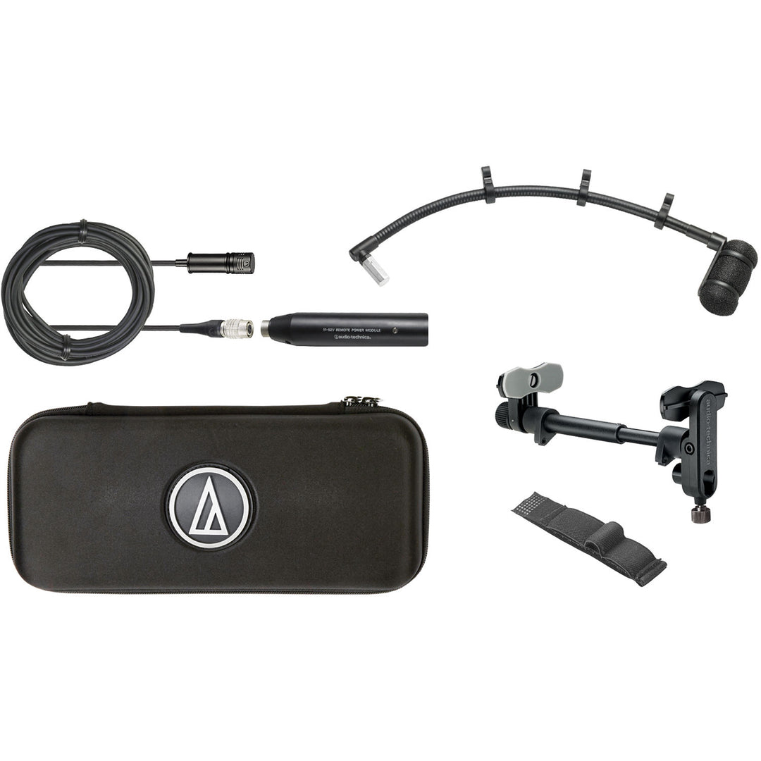 Audio-Technica ATM350 Cardioid Condenser Instrument Microphone 9” Gooseneck w/ Guitar Mount