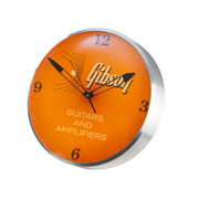 Gibson Vintage Lighted Wall Clock - Kalamazoo Orange