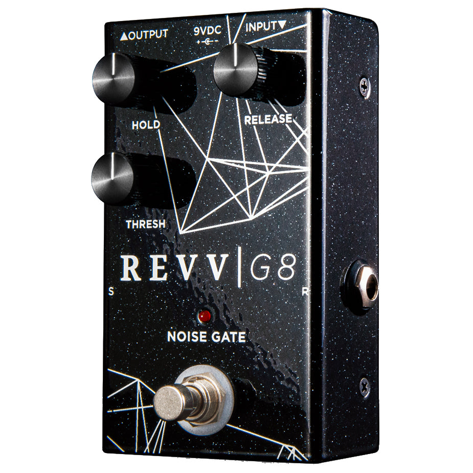 Revv G8 PEDAL Noise Gate Guitar Effect Pedal - Black Sparkle