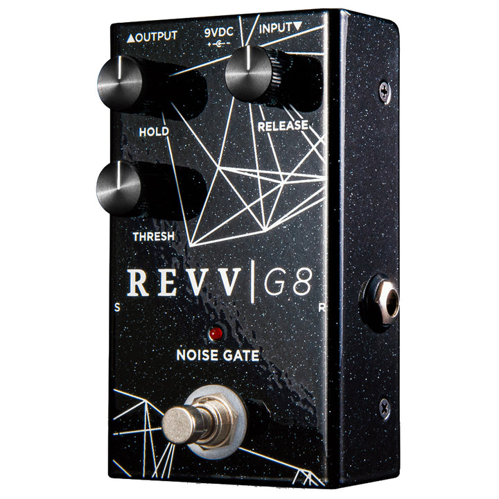 Revv G8 PEDAL Noise Gate Guitar Effect Pedal - Black Sparkle