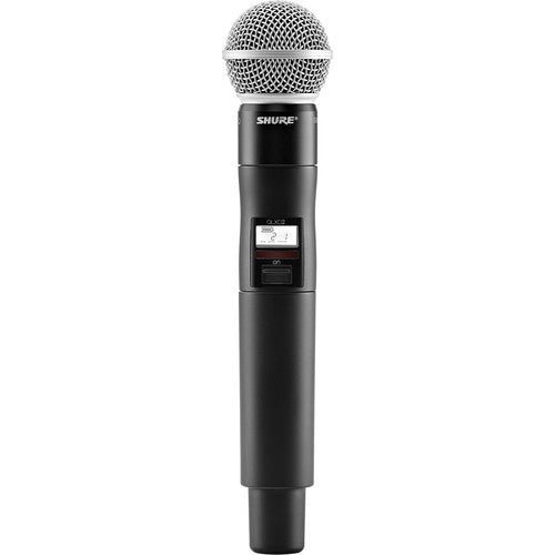 Shure QLXD2 Wireless Handheld Vocal Microphone Transmitter KSM9HS V50: 174 - 216 MHz