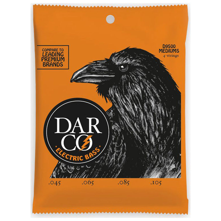 Martin D9500 DARCO Electric Bass Guitar Strings - Medium 45-105