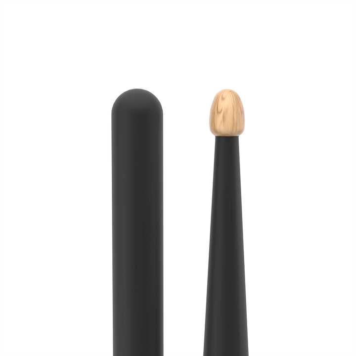 Promark R2BAG-Promark Rebound 2B ActiveGrip Hickory Drumsticks, Acorn Wood Tip