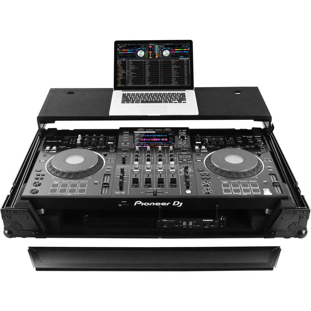 Odyssey FZGSXDJXZW1 Flight Zone Glide Style Case for Pioneer XDJ-XZ & 1U Rack - Black Label