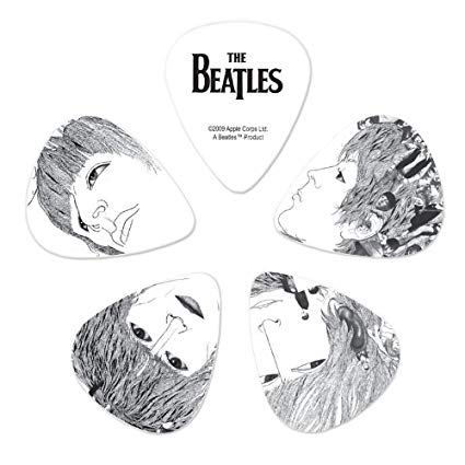 D'Addario 1CWH6-10B1 - 10 BEATLES-PICK-REVOLVER-HEAVY
