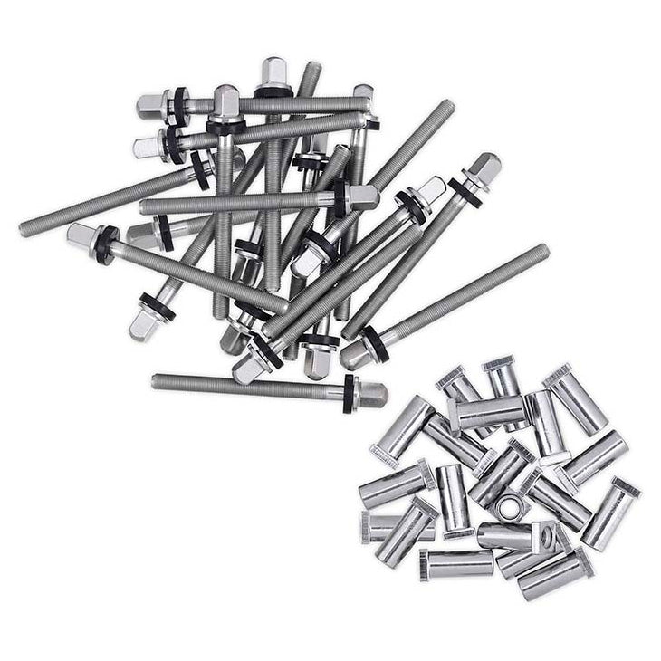 DW SMTP50S5 True Pitch 50 Tension Rod w/ Receiver Nut for 5'' Deep Snare Drums (20 Pack)