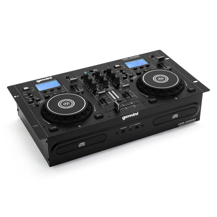 Gemini CDM-4000BT 2-Channel Dual MP3/CD/USD Mixer Console w/ Bluetooth