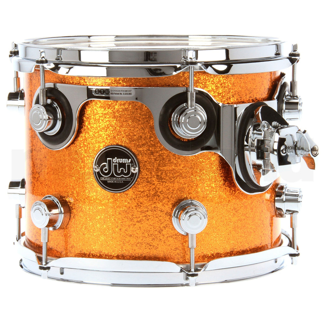 DW Performance Series Tom Tom 8x10 Finish Ply - Gold Sparkle
