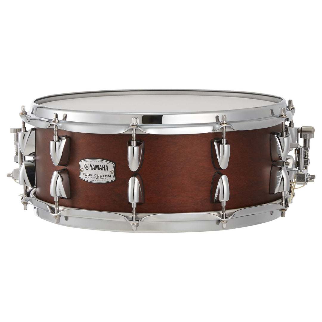 Yamaha TMS1455 Snare Drum Tour Custom Maple 14” x 5.5” - Chocolate Satin
