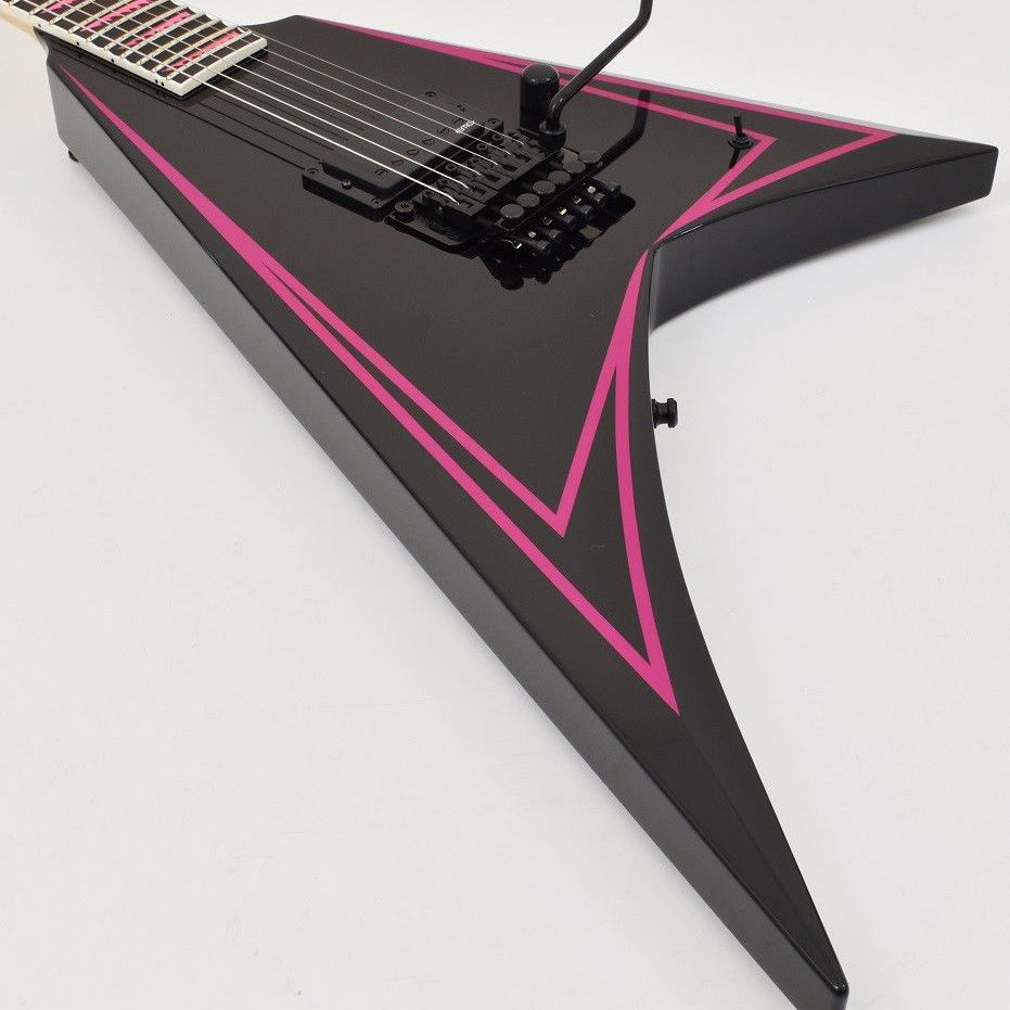 ESP ALEXI LAIHO Electric Guitar (Pink Saw Tooth) – Music City Canada