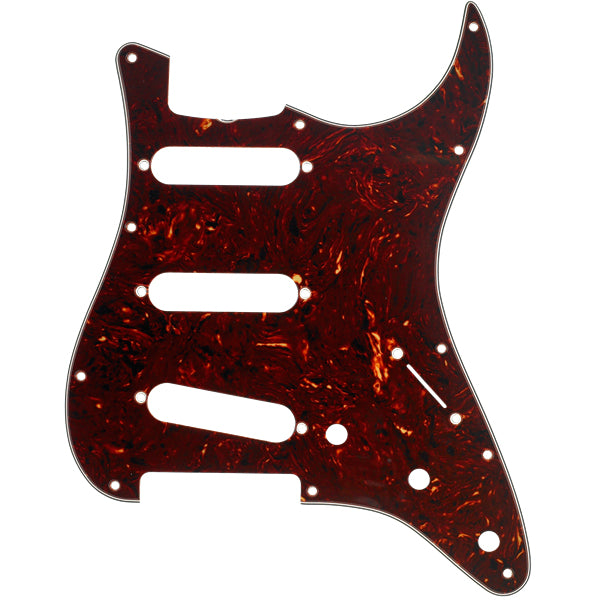 Fender Pickguard for Stratocaster S/S/S 11-Hole Vintage Mount w/ Truss Rod Notch 4-Ply - Tortoise Shell