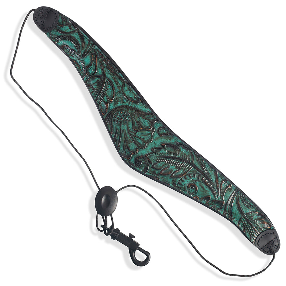 Levy’s M27W-002 Deluxe Jade Saxophone Strap - Turquoise / Black