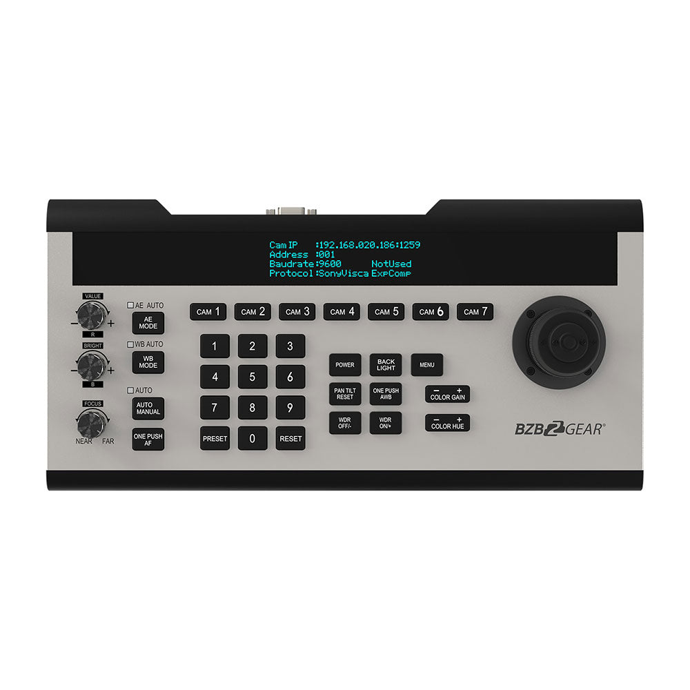 BZBGEAR - Professional IP/RS232/422/RS485 Controller Joystick Gen2