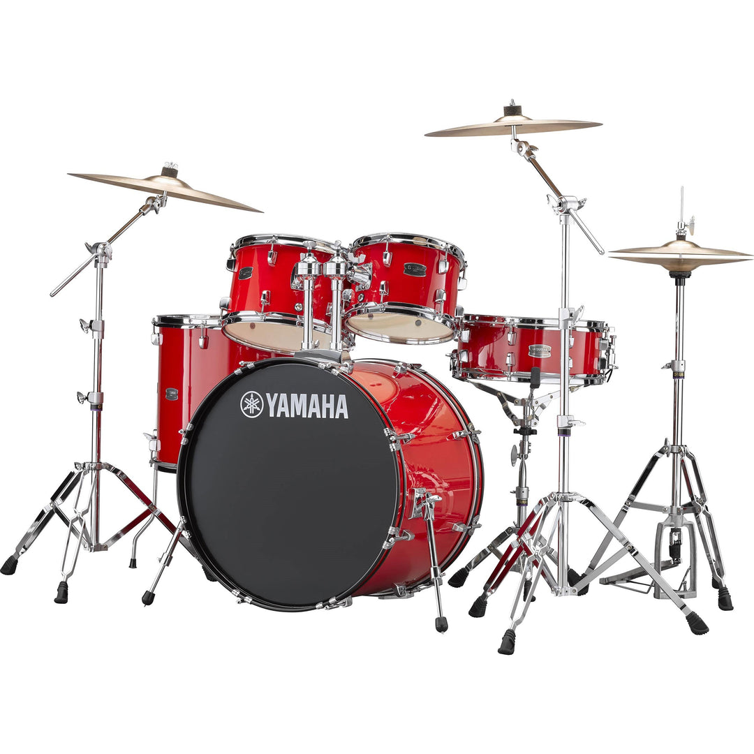 Yamaha RYDEEN 5-Piece 22” Bass Drum Kit w/ Hardware - Hot Red