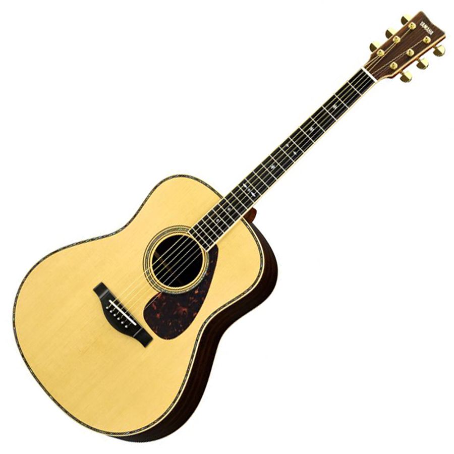 Yamaha LL36AREII 6-String RH Jumbo Body LL36 Acoustic Guitar– Natural w/ Hardshell Case