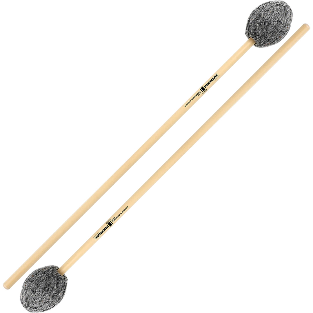 Promark AM1R - Andrew Markworth Signature Soft Bass Marimba Mallets with Rattan Shafts