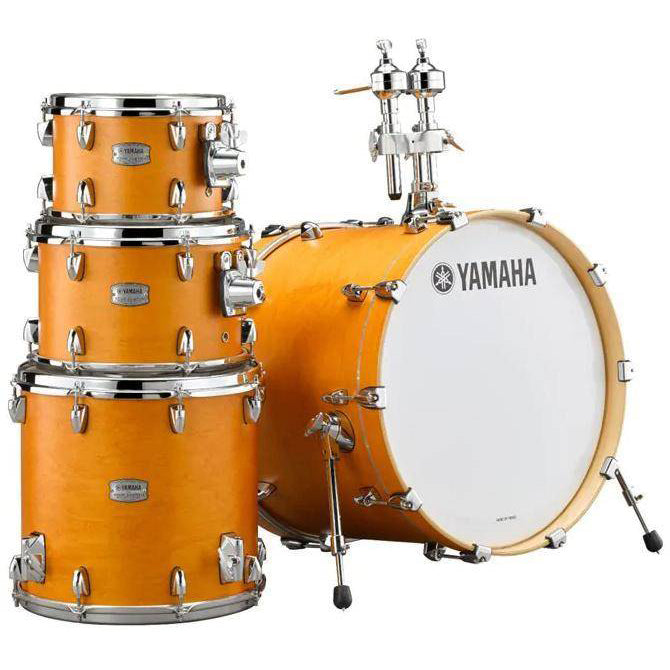 Yamaha Tour Custom Maple 4-Piece Shell Pack 20” Bass Drum (No Snare) - Caramel Satin