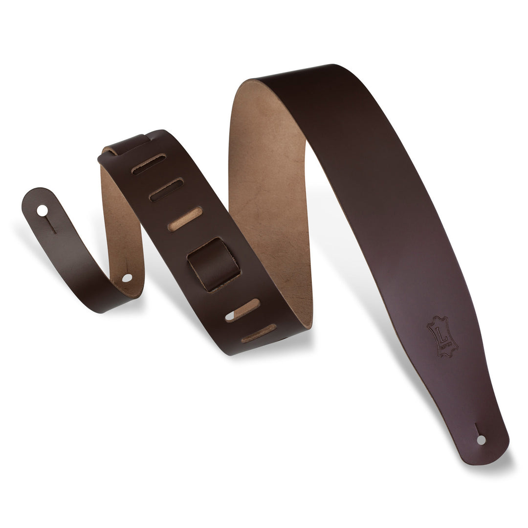 Levy's M26-DBR Genuine Leather Guitar Straps