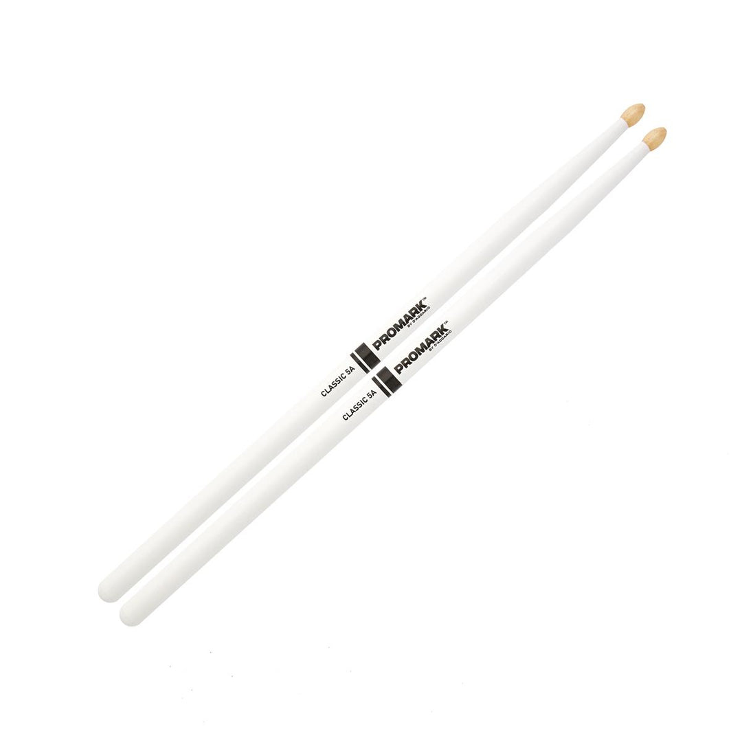 Promark TX5AW-WHITE -Promark Classic 5A Drumsticks -White