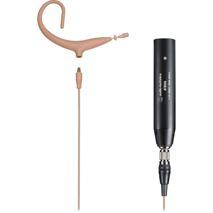 Audio-Technica BP893x MicroSet Omnidirectional Condenser Headworn Microphone - AT8545 Power Module (Beige)