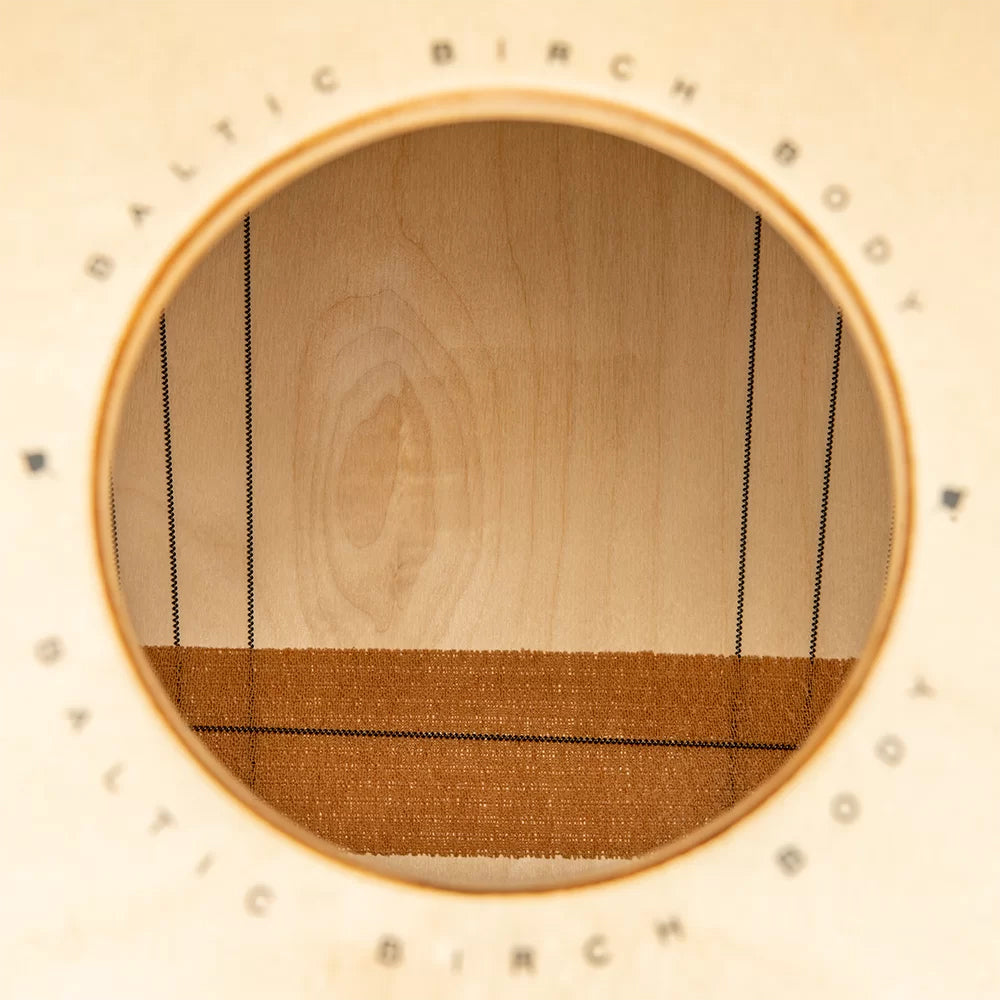 Meinl Woodcraft Professional Cajon WC100EB - Espresso Burst Frontplate