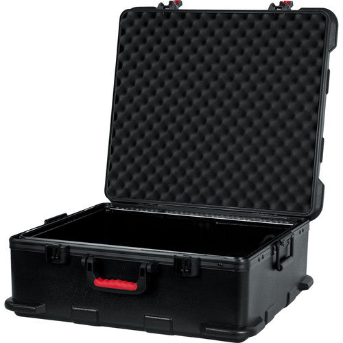 Gator GTSA-MIX12PU TSA Series ATA Molded Polyethylene Mixer Case with 12U Pop-Up Rack Rails