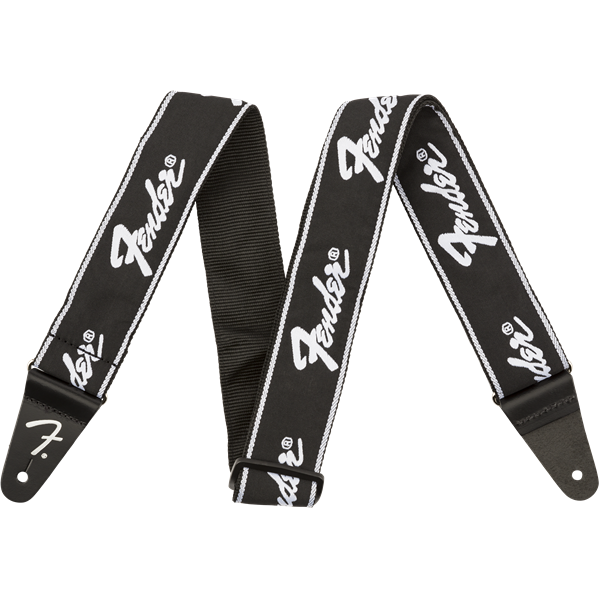 Fender Running Logo Strap - Black