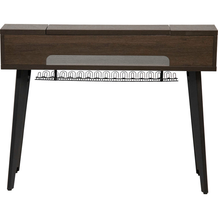Gator Elite Furniture Series 61-Note Keyboard Table - Dark Walnut
