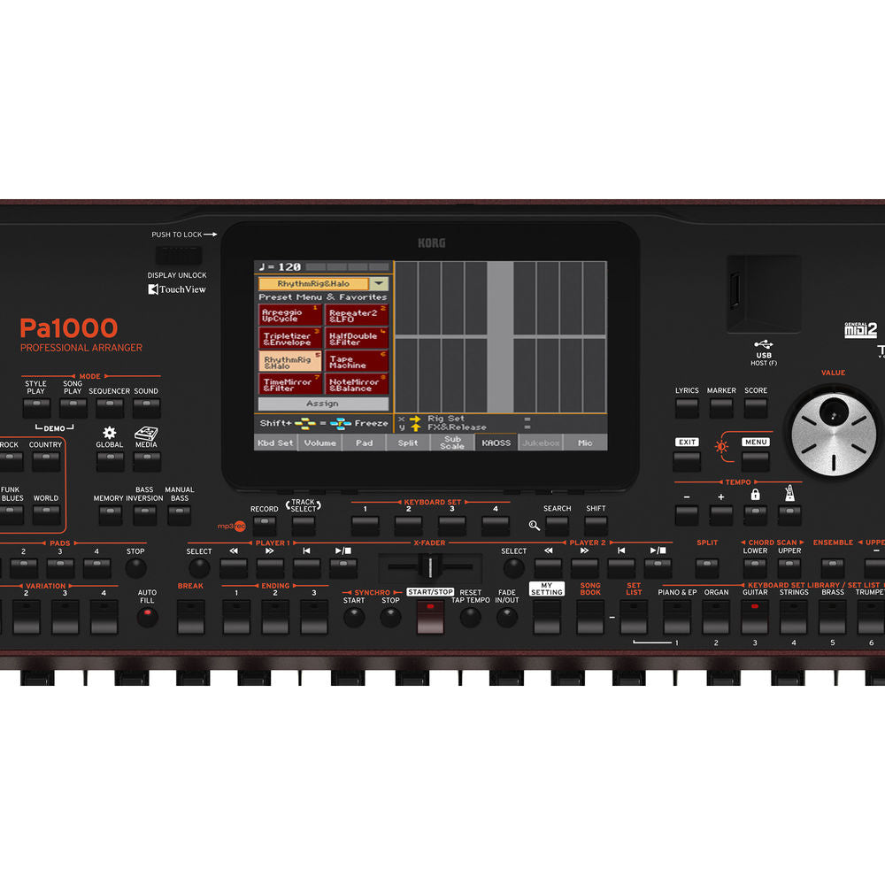 Korg Pa1000 61-Key Pro Arranger with Speakers