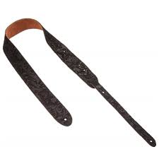 D'Addario 20SD06 - >2.0 SUEDE LTH, BK WSTRN EMBOSS