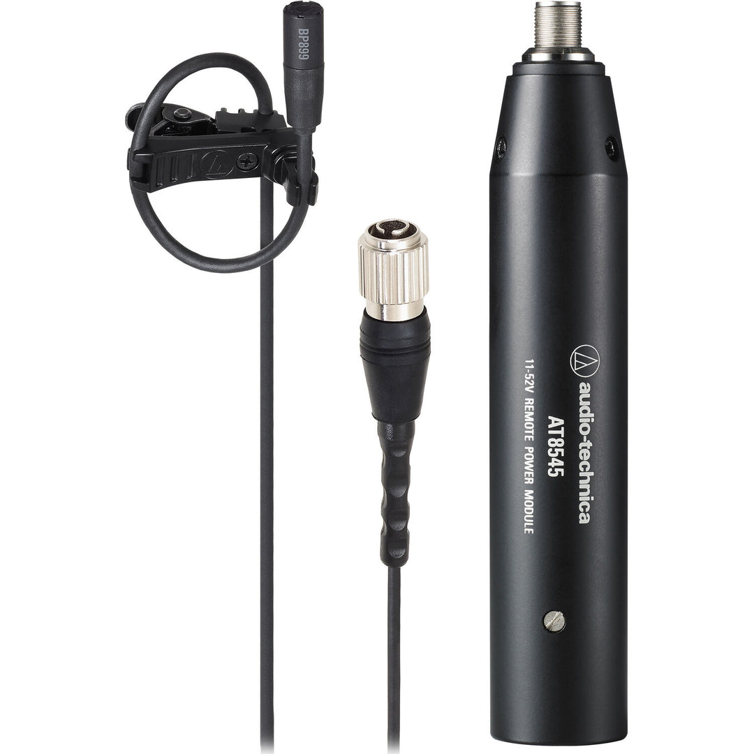 Audio-Technica BP899 Subminiature Omnidirectional Lavalier Microphone w/ Normal Sensitivity, Hirose cH Connector & XLR / Power Module
