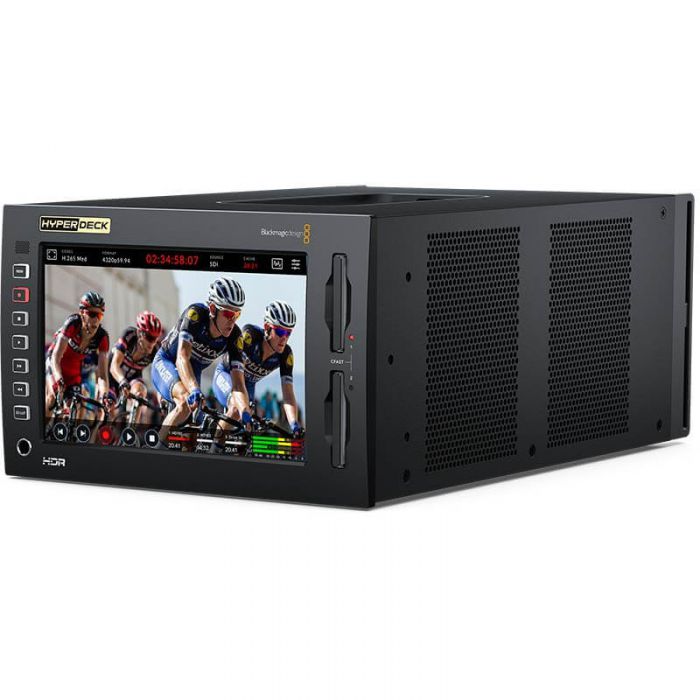 Blackmagic Design HyperDeck Extreme 8K HDR Large LCD w/Touchscreen Deck Control